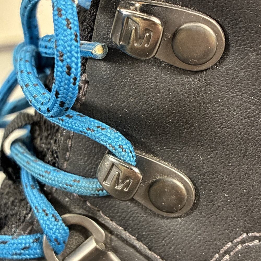 Merrell Boots Men SZ 12 BLK Bounder Mid Hiking Gorpcore Outdoor Leather Athletic - Picture 16 of 16